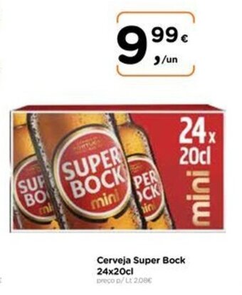 Aqui é fresco Cerveja Super Bock 24x20cl promoção