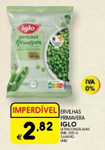 Meu Super ERVILHAS PRIMAVERA IGLO 500G promoção