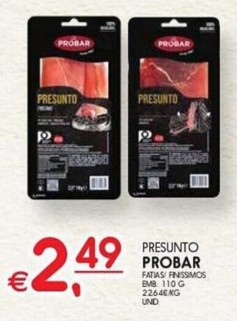 Meu Super PRESUNTO PROBAR 110G promoção
