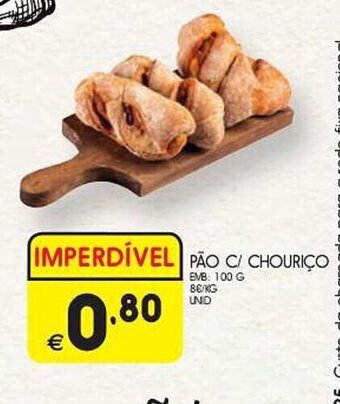 Meu Super PÃO C/I CHOURIÇO EMB: 100 G promoção