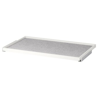 IKEA Komplement tabuleiro extraível+protetor gaveta, branco/cinz clr, 100x58 cm promoção