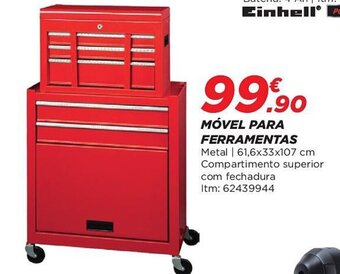 Bricomarché MÓVEL PARA FERRAMENTAS Metal | 61,6x33x107 cm promoção