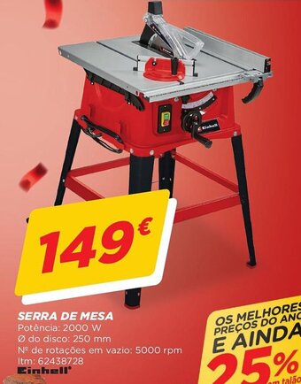 Bricomarché SERRA DE MESA Potência: 2000 W promoção