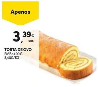 Continente TORTA DE OVO EMB.: 400 G promoção