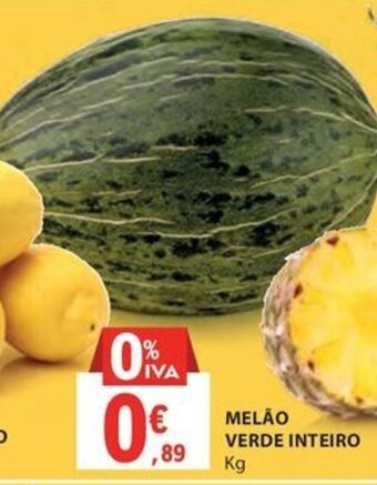 E.Leclerc MELÃO VERDE INTEIRO Kg promoção