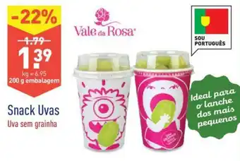 ALDI Snack Uvas 200g promoção
