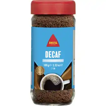 Café solúvel descafeinado