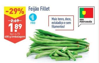 ALDI Feijão Fillet 400g promoção