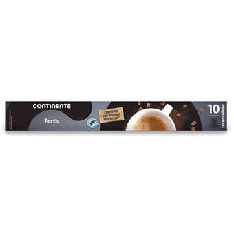 Continente Cápsulas de café fortis int 10 promoção