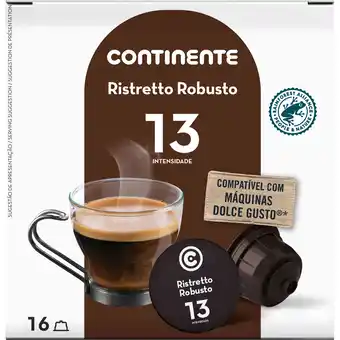 Continente Cápsulas de café ristretto robusto int 12 promoção