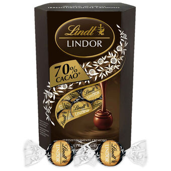 Continente Bombons de chocolate negro 70% mini cornet promoção