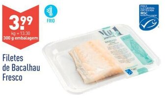 ALDI Filetes de Bacalhau Fresco 300g promoção