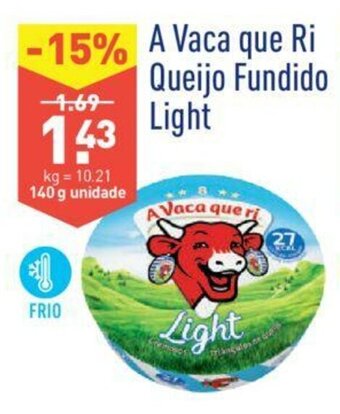 ALDI A Vaca que Ri Queijo Fundido Light 140g promoção