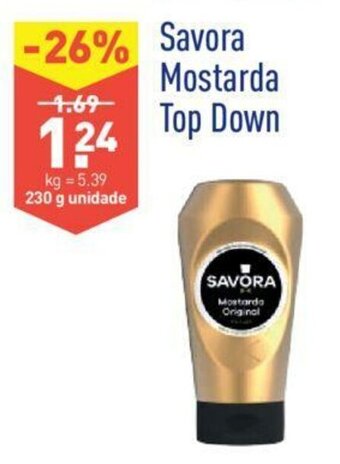ALDI Savora Mostarda Top Down 230g promoção