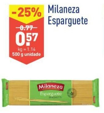 ALDI Milaneza Esparguete 500g promoção