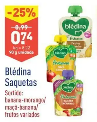 ALDI Blédina Saquetas 90g promoção