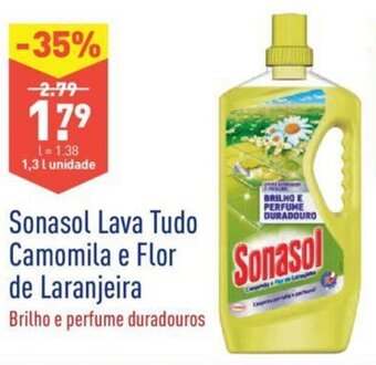 ALDI Sonasol Lava Tudo Camomila e Flor de Laranjeira 1,3L promoção
