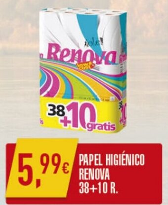 Miranda Supermercados PAPEL HIGIÉNICO RENOVA 38+10 R. promoção