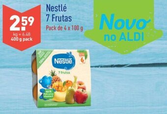 ALDI Nestlé 7 Frutas 4x100g promoção