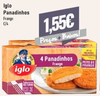 Belita Iglo Panadinhos Frango C/4 promoção
