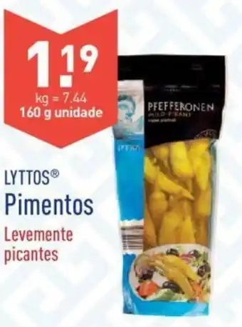 ALDI Lyttoas Pimentos 160g promoção