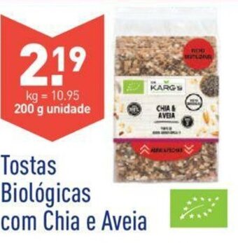 Tostas Biológicas com chia e Aveia 200g