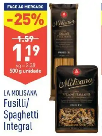 La Molisana Fusilli/Spaghetti Integral 500g