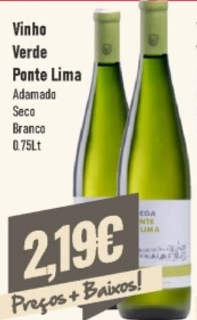 Belita Vinho Verde Ponte Lima Branco 0.75Lt promoção