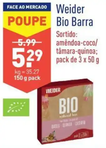 ALDI Weider Bio Barra 3x50g promoção
