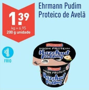 ALDI Ehrmann Pudim Proteico de Avelã 200g promoção