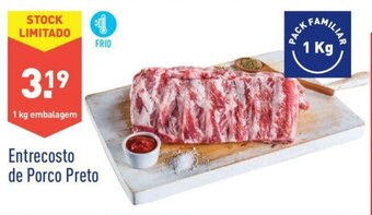 ALDI Entrecosto de Porco Preto 1kg promoção