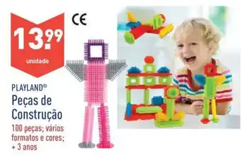 ALDI Playland Peças de Construção 100 peças promoção