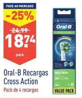 ALDI Oral-B Recargas Cross Action promoção