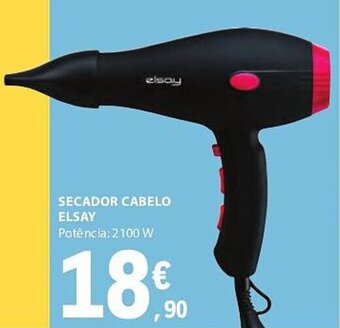 E.Leclerc SECADOR CABELO ELSAY promoção