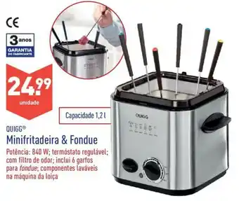 ALDI Quigg Minifritadeira & Fondue promoção