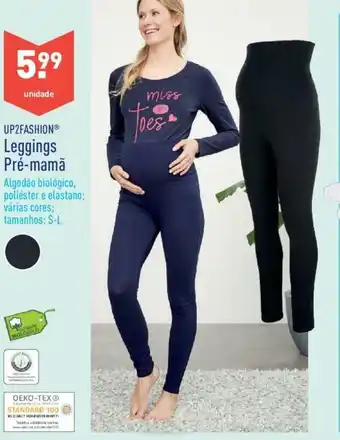ALDI Up2Fashion Leggings Pré-mamã S-L promoção