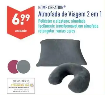 ALDI Home Creation Almofada de Viagem 2 em 1 promoção