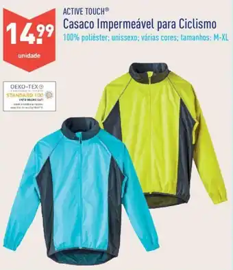 ALDI Active Touch Casaco Impermeável para Ciclismo M-XL promoção