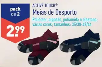 ALDI Active Touch Meias de Desporto 35/38-43/46 promoção