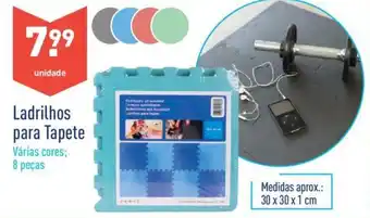 ALDI Ladrilhos para Tapete 30x30x1cm promoção