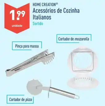 ALDI Home Creation Accessórios de Cozinha Italianos promoção