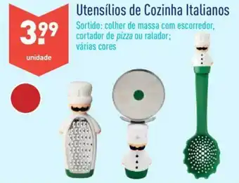 ALDI Utensílios de Cozinha Italianos promoção