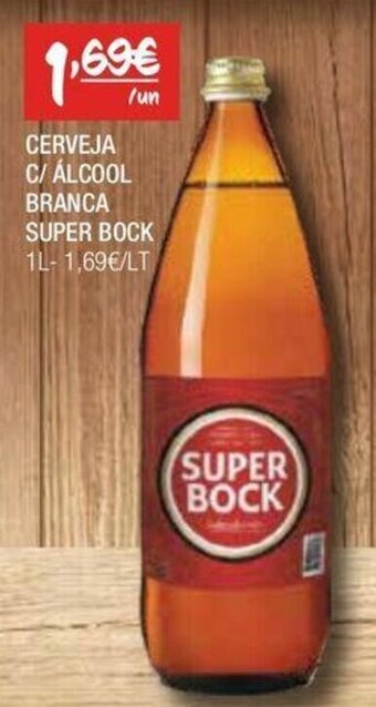 Spar CERVEJA C/ ÁLCOOL BRANCA SUPER BOCK 1l promoção