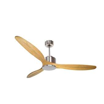 Brico Depôt Ventilador de techo reversible termostato wifi motor dc en plata promoção