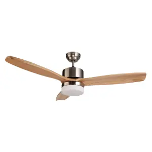 Brico Depôt Ventilador de techo ø132 cm con led y wifi reversible hypersilence promoção