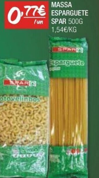 Spar MASSA ESPARGUETE SPAR 500G promoção