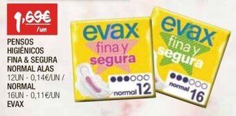 Spar PENSOS HIGIÉNICOS FINA & SEGURA NORMAL ALAS 12UN promoção