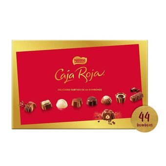 Continente Bombons de chocolate caja roja promoção