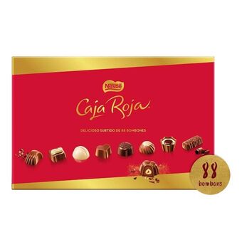 Continente Bombons de chocolate caja roja promoção