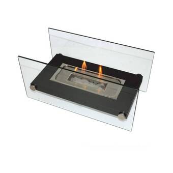 Brico Depôt Chimenea de etanol de sobremesa en metal negro promoção